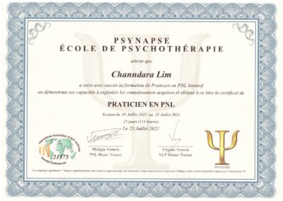 Certification Praticien PNL
